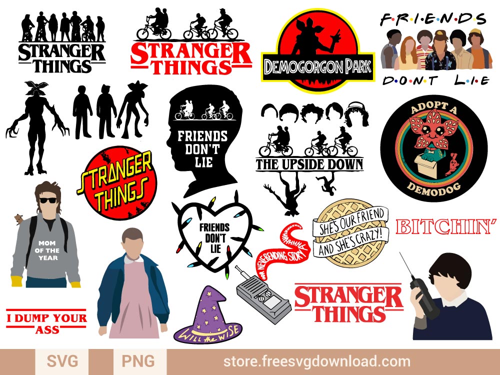 625+ Stranger Things SVG Bundle, Hellfire Club Svg, Stranger Things PN