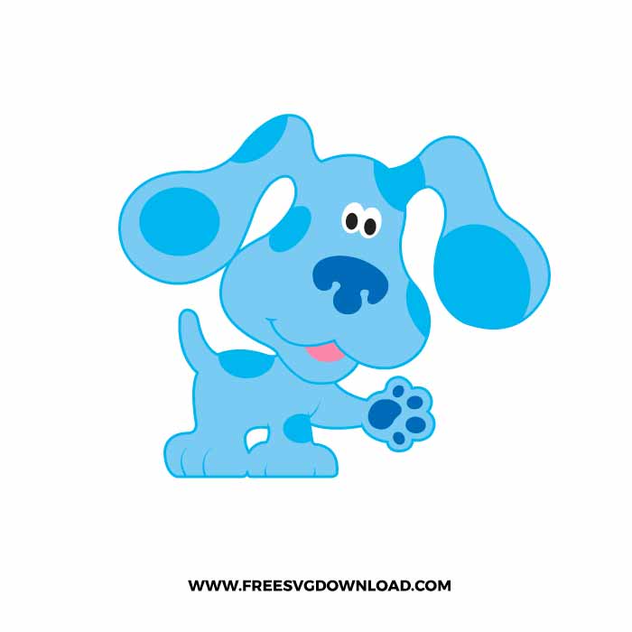Blues Clues SVG & PNG, SVG Free Download, svg files for cricut, svg files for Silhouette, separated svg, trending svg, cartoon svg, blues svg, blues clues topper svg, blues clues birthday svg