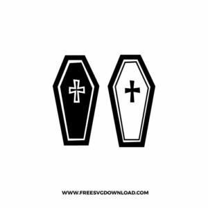 Coffin SVG & PNG, SVG Free Download, svg files for cricut, halloween free svg, spooky free svg, fall svg, pumpkin svg, happy halloween svg, ghost svg, autumn svg, trick or treat svg, horror svg, witch svg, skull svg, zombie svg