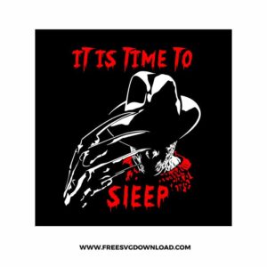 Freddy Kruger Elm Street Free SVG File
