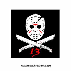 Jason Voorhees 13 Free SVG File