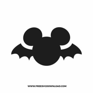 Mickey Bat Free SVG Cut File