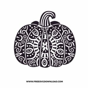 Pumpkin Mandala Free SVG File