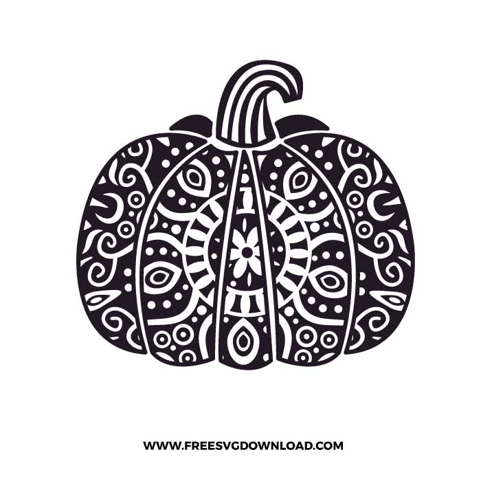 Pumpkin Mandala SVG PNG Free Fall Cut Files pumpkin-mandala-svg-png-free-fall-cut-files