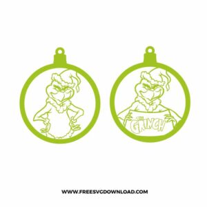 Grinch Christmas Ornament SVG & PNG, SVG Free Download, svg files for cricut, Merry Christmas SVG, Santa svg, snow flake svg, candy cane svg, Christmas tree svg, Christmas ornament svg, Christmas quotes, christmas lights svg, mickey mouse svg, nightmare before christmas svg