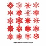 Snowflake Bundle SVG & PNG, SVG Free Download, svg files for cricut, Merry Christmas SVG, Santa svg, snow flake svg, candy cane svg, Christmas tree svg, Christmas ornament svg, Christmas quotes, christmas lights svg