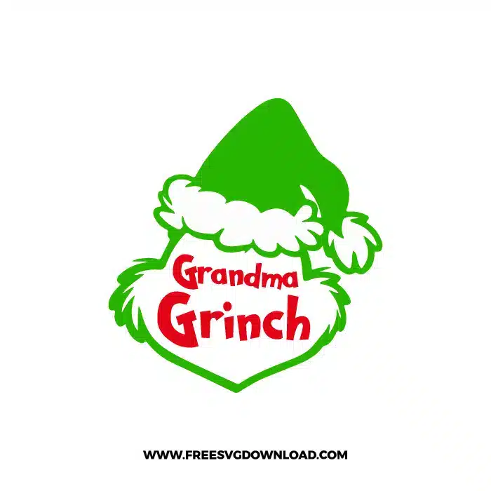 Grandma Grinch 2 SVG & PNG, SVG Free Download, svg cricut, Christmas SVG, grinch svg, the grinch svg, grinch face svg, grinch hand svg