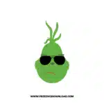 Grinch Cool Sunglasses SVG & PNG, SVG Free Download, svg cricut, Christmas SVG, grinch svg, the grinch svg, grinch face svg, grinch hand svg