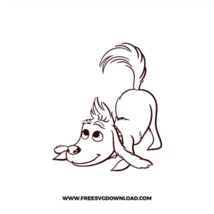 Grinch Dog Max Free SVG File