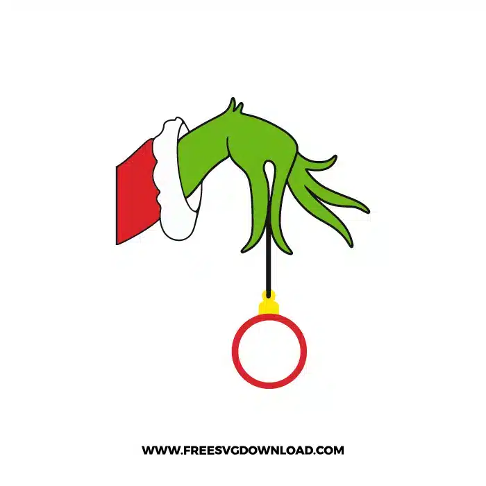 Grinch Monogram 5 SVG & PNG, SVG Free Download, svg cricut, Christmas SVG, grinch svg, the grinch svg, grinch face svg, grinch hand svg