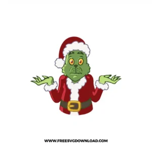 Grinch No Clue Free SVG File
