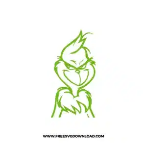 Grinch Outline Cricut Free SVG File