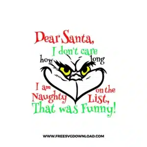 Grinch Quote Free SVG File