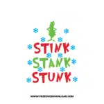 Grinch Stink Stank 2 SVG & PNG, SVG Free Download, svg cricut, Christmas SVG, grinch svg, the grinch svg, grinch face svg, grinch hand svg