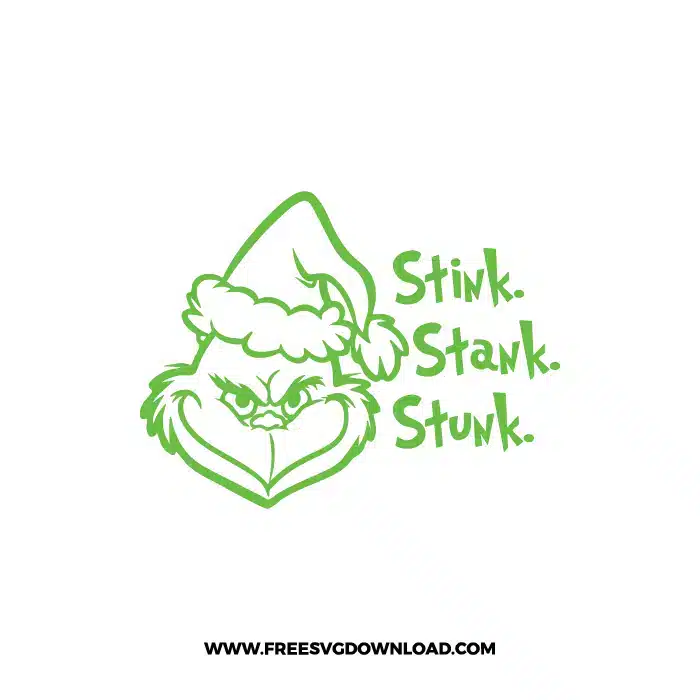 Grinch Stink Stunk 3 SVG & PNG, SVG Free Download, svg cricut, Christmas SVG, grinch svg, the grinch svg, grinch face svg, grinch hand svg