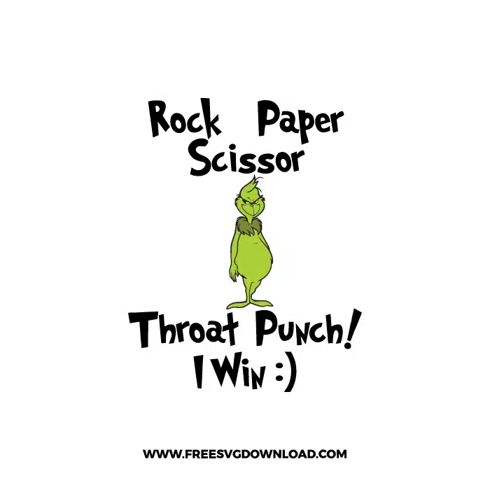 Grinch Throat Punch SVG & PNG, SVG Free Download, svg cricut, Christmas SVG, grinch svg, the grinch svg, grinch face svg, grinch hand svg
