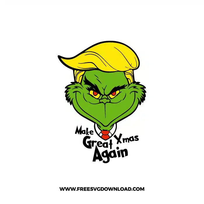 Grinch Trump 1 SVG & PNG, SVG Free Download, svg cricut, Christmas SVG, grinch svg, the grinch svg, grinch face svg, grinch hand svg