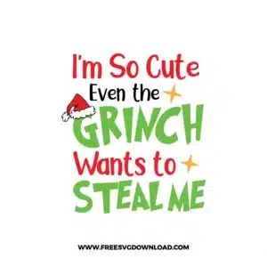 Grinch Wants To Steal Free SVG File