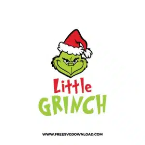 Little Grinch 1 SVG & PNG Free Cut Files