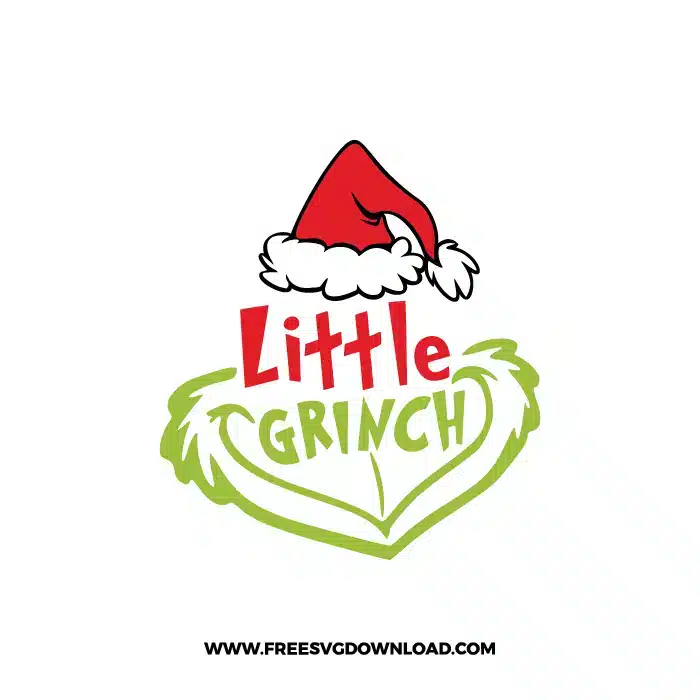 Little Grinch 2 SVG & PNG, SVG Free Download, svg cricut, Christmas SVG, grinch svg, the grinch svg, grinch face svg, grinch hand svg