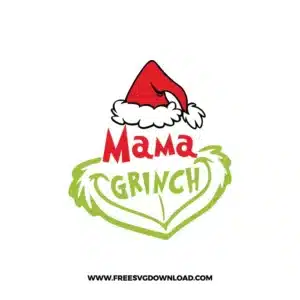 Mama Grinch Free SVG File