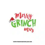 Merry Grinchmas 1 SVG & PNG Free Cut Files