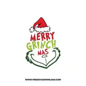 Merry Grinchmas 2 SVG & PNG, SVG Free Download, svg cricut, Christmas SVG, grinch svg, the grinch svg, grinch face svg, grinch hand svg