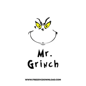 Mr Grinch Free SVG File