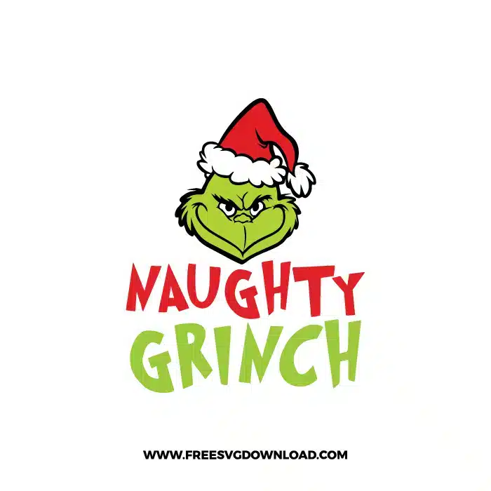 Naughty Grinch 2 SVG & PNG, SVG Free Download, svg cricut, Christmas SVG, grinch svg, the grinch svg, grinch face svg, grinch hand svg