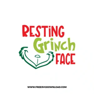 Resting Grinch Face 2 SVG & PNG, SVG Free Download, svg cricut, Christmas SVG, grinch svg, the grinch svg, grinch face svg, grinch hand svg