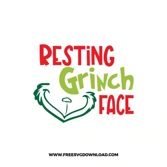 Resting Grinch Face 2 SVG & PNG, SVG Free Download, svg cricut, Christmas SVG, grinch svg, the grinch svg, grinch face svg, grinch hand svg