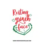 Resting Grinch Face 3 SVG & PNG, SVG Free Download, svg cricut, Christmas SVG, grinch svg, the grinch svg, grinch face svg, grinch hand svg
