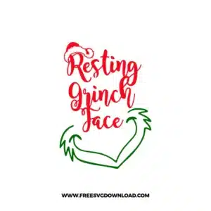 Resting Grinch Face 1 SVG & PNG, SVG Free Download, svg cricut, Christmas SVG, grinch svg, the grinch svg, grinch face svg, grinch hand svg