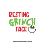 Resting Grinch Face 4 SVG & PNG, SVG Free Download, svg cricut, Christmas SVG, grinch svg, the grinch svg, grinch face svg, grinch hand svg
