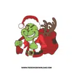 Santa Grinch 1 SVG & PNG, SVG Free Download, svg cricut, Christmas SVG, grinch svg, the grinch svg, grinch face svg, grinch hand svg