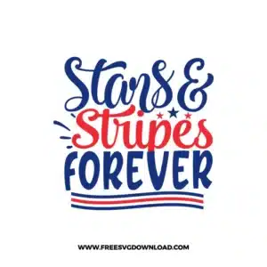 Stars & Stripes Forever Free SVG File