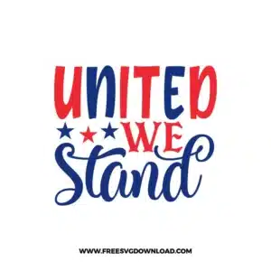 United We Stand Free SVG File