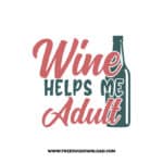 Wine Helps Me Adult 1 Free SVG & PNG, SVG Free Download, SVG for Cricut Design Silhouette, svg files for cricut, quote svg, inspirational svg, motivational svg, popular svg, coffe mug svg, positive svg, adult svg, beer svg, wine svg, coffee svg.