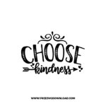 Choose Kindness Free SVG & PNG, SVG Free Download, SVG for Cricut Design Silhouette, svg files for cricut, quote svg, inspirational svg, motivational svg, popular svg, coffe mug svg, positive svg, funny svg, kind svg, kindness svg.