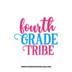 Fourth Grade Tribe Free SVG & PNG, SVG Free Download,  SVG for Cricut Design Silhouette, teacher svg, school svg, kindergarten svg, back to school svg, teacher life svg, funny teacher svg, teaching svg, graduation svg