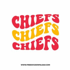 Chiefs Wavy SVG & PNG, SVG Free Download, svg files for cricut, football svg, nfl svg, halftime show svg, super bowl LVII svg, chiefs svg, eagles svg, superbowl logo svg