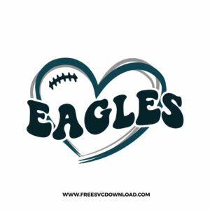 Eagles Heart Free SVG File