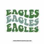 Eagles Wavy SVG & PNG, SVG Free Download, svg files for cricut, football svg, nfl svg, halftime show svg, super bowl LVII svg, chiefs svg, eagles svg, superbowl logo svg