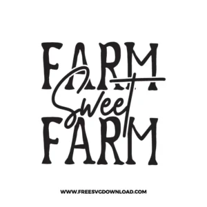 Farm Sweet Farm Free SVG File 5