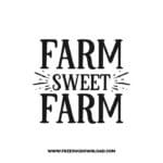 Farm Sweet Farm 6 SVG & PNG, funny kitchen svg, pot holder svg, chef svg, baking svg, cooking svg, kitchen sign svg, farmhouse svg, kitchen towel svg, home svg, pantry svg, potholder svg, farm svg, layered SVG Free Download,  SVG for Cricut Design Silhouette, svg files for cricut, svg files for cricut, separated svg, trending svg