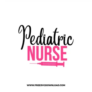 Pediatric Nurse Cricut Free SVG File