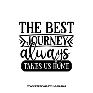The Best Journey Takes You Home Free SVG File