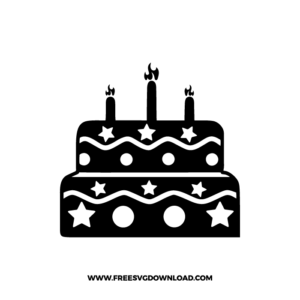 Birthday Cake Free SVG & PNG, SVG Free Download, cake topper svg, its my birthday svg, birthday party svg, happy birthday svg, birthday svg, birthday cake svg, candle svg, birthday girl svg