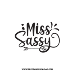 Miss Sassy 2 Free SVG & PNG Download,  SVG for Cricut Design Silhouette, svg files for cricut, quotes svg, popular svg, mom life svg, mother svg, mother days svg