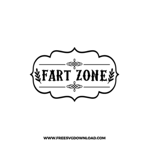 Fart Zone Cricut Free SVG File